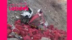 Camión que trasladaba jabas con pollos se vuelca en ruta alterna Huaral – Trapiche