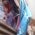 Huaral: Niña queda grave tras caerle pared del tercer piso de la casa vecina.