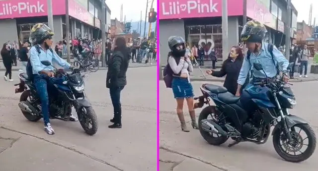 Joven descubre a su novio paseando con otra mujer en la moto que ella compró