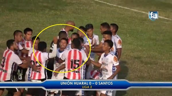 Reimond Manco protagonizó gresca en partido de Santos FC ante Unión Huaral