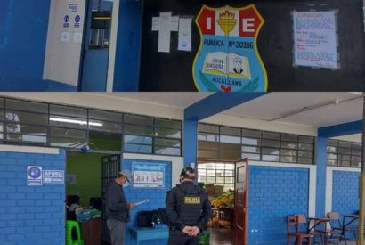Ladrones roban 40 laptops y proyectores del colegio de Aucallama.