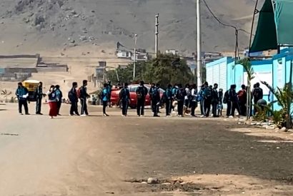 Delincuentes armados asaltan escolares cerca a su colegio en Chancay