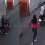 Extranjeros en moto lineal asaltan a joven cerca al paradero de Huando.