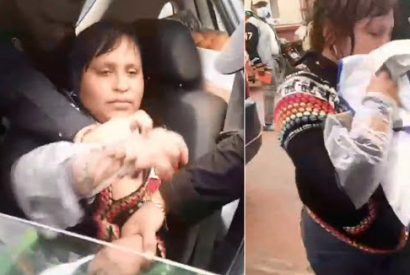 Vendedoras ambulantes se enfrascan a golpes cerca al terminal de Zbuss