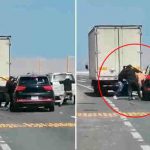 Sujetos secuestran a chofer y abandonan camión que transportaba laptops
