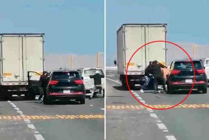 Sujetos secuestran a chofer y abandonan camión que transportaba laptops