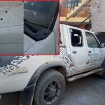 Aucallama: Camioneta de empresa es atacada a balazos por presuntos extorsionadores.
