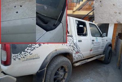 Aucallama: Camioneta de empresa es atacada a balazos por presuntos extorsionadores.