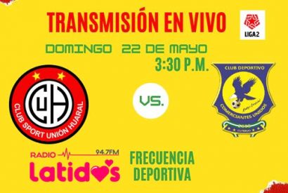 Este domingo el Unión Huaral juega en casa contra el Club Comerciantes Unidos de Cutervo