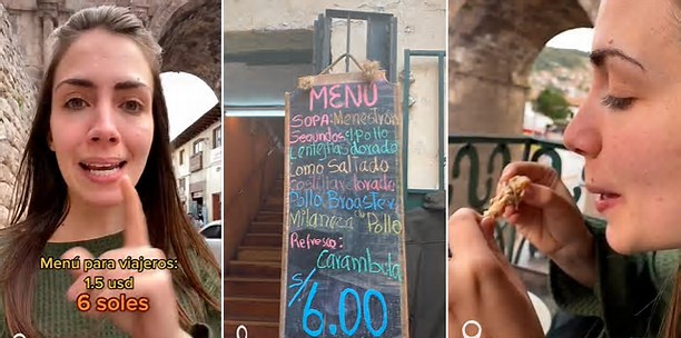 Canadiense prueba menú de 6 soles en Cusco y ocurre lo impensado “Nunca lo recomendaría”