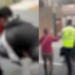 Escolar harto del bullying en su colegio llama a su tío y este agarra a golpes al agresor.