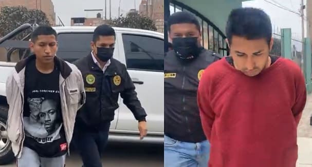 Huaral policía captura a dos presuntos extorsionadores cuando recogían dinero de empresario.