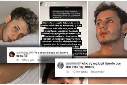 Reprenden a influencer peruano por responder mal a una seguidora que le pidió trabajo.