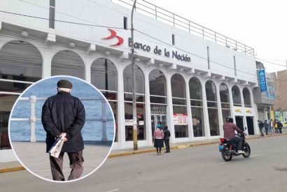 Anciano denunció que personal del banco de la Nación no le permitió usar el baño.