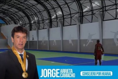 Jorge Arrieta consigue que Consejo Regional apruebe el Polideportivo Municipal para Chancay