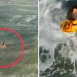 Dron ayudó a rescatar a adolescente que se ahogaba en el mar
