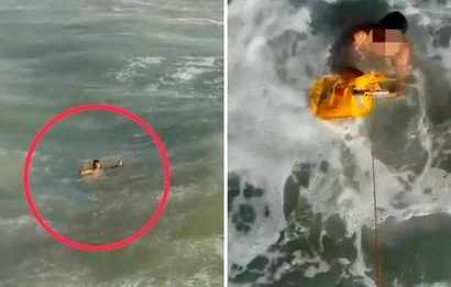 Dron ayudó a rescatar a adolescente que se ahogaba en el mar