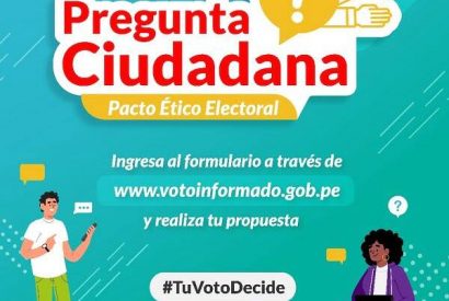 JNE invita a ciudadanos a proponer compromisos del pacto ético electoral 2022