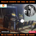 Joven muere sentado, esperando en el centro de Salud de Aucallama.