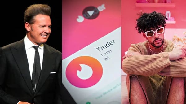 Luis Miguel y Bad Bunny son los artistas más escuchados para hacer “match” en Tinder