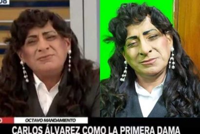Ministerio de la Mujer acusó a Carlos Álvarez de discriminación por imitar a Primera Dama