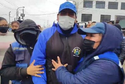 Chancay Camioneta de Fiscalización atropelló a un hombre tras decomisar mercadería.