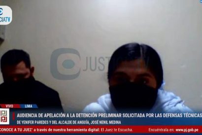 Fiscalía solicitó 36 meses de prisión preventiva contra Yenifer Paredes