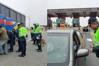 Policía de carreteras y Norvial continúan con operativos para el control de velocidad en zonas de neblina.