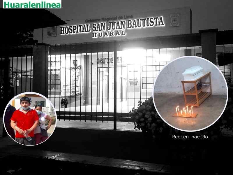 Recién nacido murió decapitado en el hospital de Huaral, padre denuncia negligencia médica.