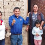 Candidato José Eustaquio recibe el cariño de su pueblo natal, Caqui.