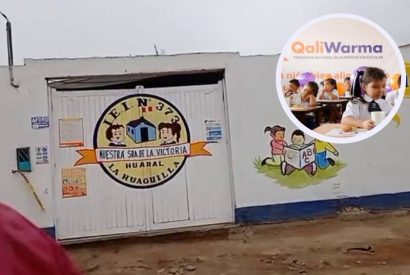 Delincuentes se llevaron alimentos de Qaliwarma del colegio inicial la Huaquilla.