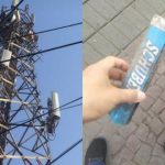 Huaral mujer sufrió lesión en la cabeza tras caerle tubo desde una antena que sería de Movistar