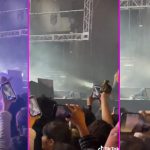 Joven lleva un juane al concierto de cantante Juanes.