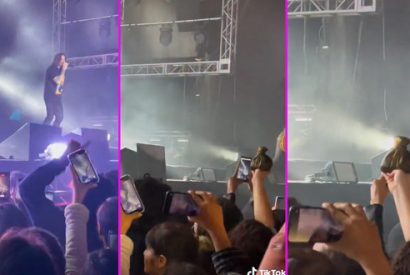 Joven lleva un juane al concierto de cantante Juanes.