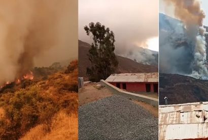 Sumbilca Dos muertos y varios heridos dejó trágico incendio forestal en Piscocoto