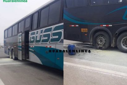 Pasajeros pasaron fuerte susto al prenderse fuego el Ómnibus de ZBus.