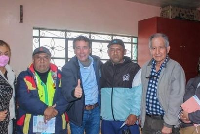 Candidato Regional Rafael Santos, logró la aceptación en los transportistas de Barranca.