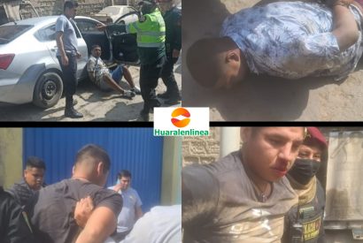 Capturan a dos sujetos tras balacera y persecusión.