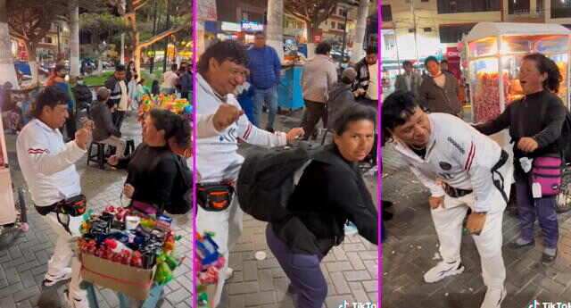 Cómico peruano causa furor en TikTok con sus pasos de baile junto a la 'Toya'.