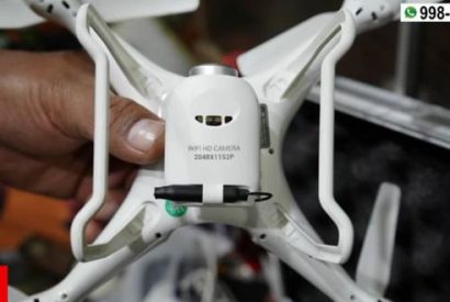 Extorsionadores usaban un moderno drone para seguir a sus víctimas.