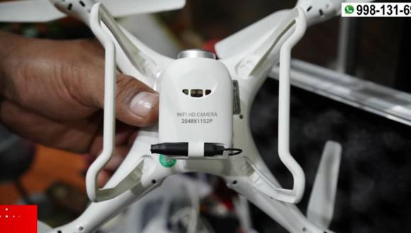 Extorsionadores usaban un moderno drone para seguir a sus víctimas.