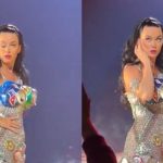Katy Perry pierde el control de su párpado en pleno concierto