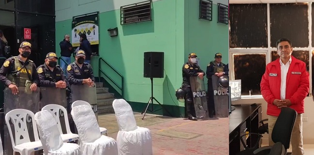 Ministro del Interior Contingente de 100 efectivos reforzarán a la Policía de Huaral