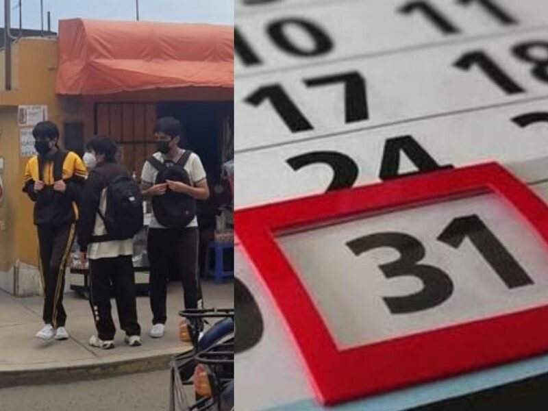 ¿Habrán clases en los colegios de Huaral el día lunes 31 de octubre durante el feriado no laborable
