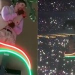 Bad Bunny se elevó sobre el público de Lima mientras cantaba “La canción”
