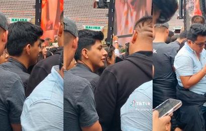 Hijo del presidente Castillo estuvo con guardaespaldas en concierto de Bad Bunny