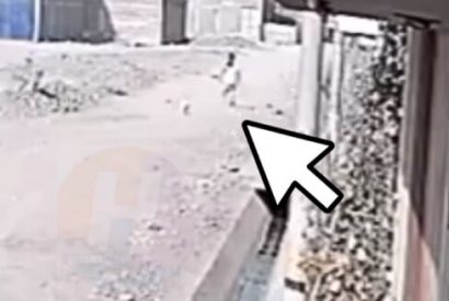 Jesús del Valle Niña cayó a un buzón de desagüe de una obra inconclusa de Municipalidad.