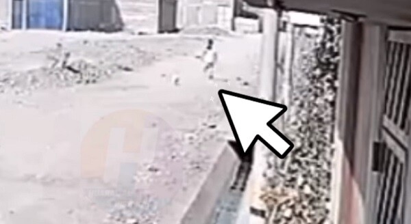Jesús del Valle Niña cayó a un buzón de desagüe de una obra inconclusa de Municipalidad.