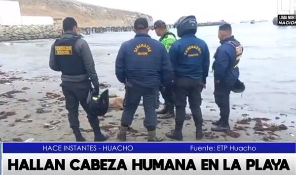 Hallan cabeza de un hombre en estado de descomposición en el Puerto de Huacho