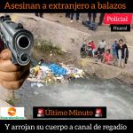 Hallan sin vida a un hombre en canal de regadío en Huaral
